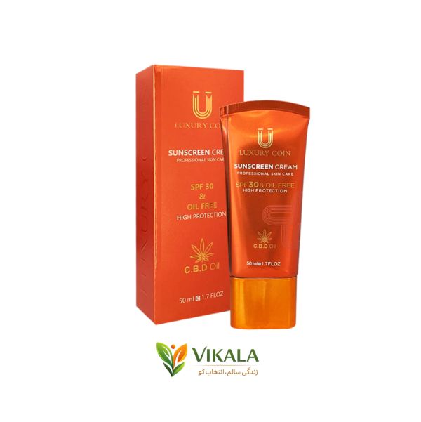  کرم ضد آفتاب لاکچری کوین SPF 30 اصل وی کالا 