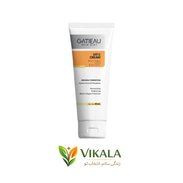  کرم ویتامین سی گاتیو 40 میل روشن کننده و ضد لک اصل وی کالا 