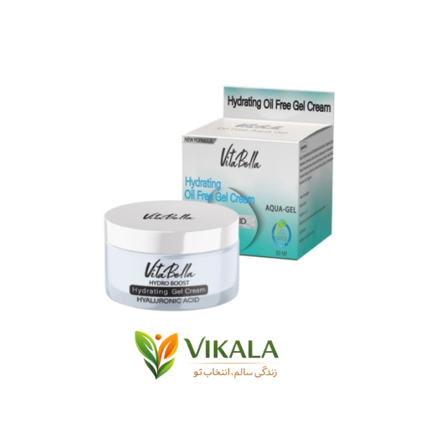 ژل کرم آبرسان پوست خشک ویتابلا 300 میل هیالورونیک اسید اصل وی کالا