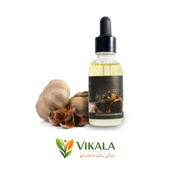 سرم سیر سیاه لاکچری کوین 30 میل ضد ریزش مو و ریش اصل وی کالا